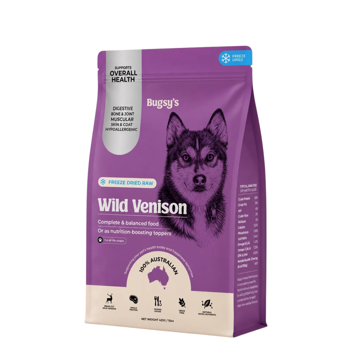Freeze-Dried Raw Venison (Dog Food)