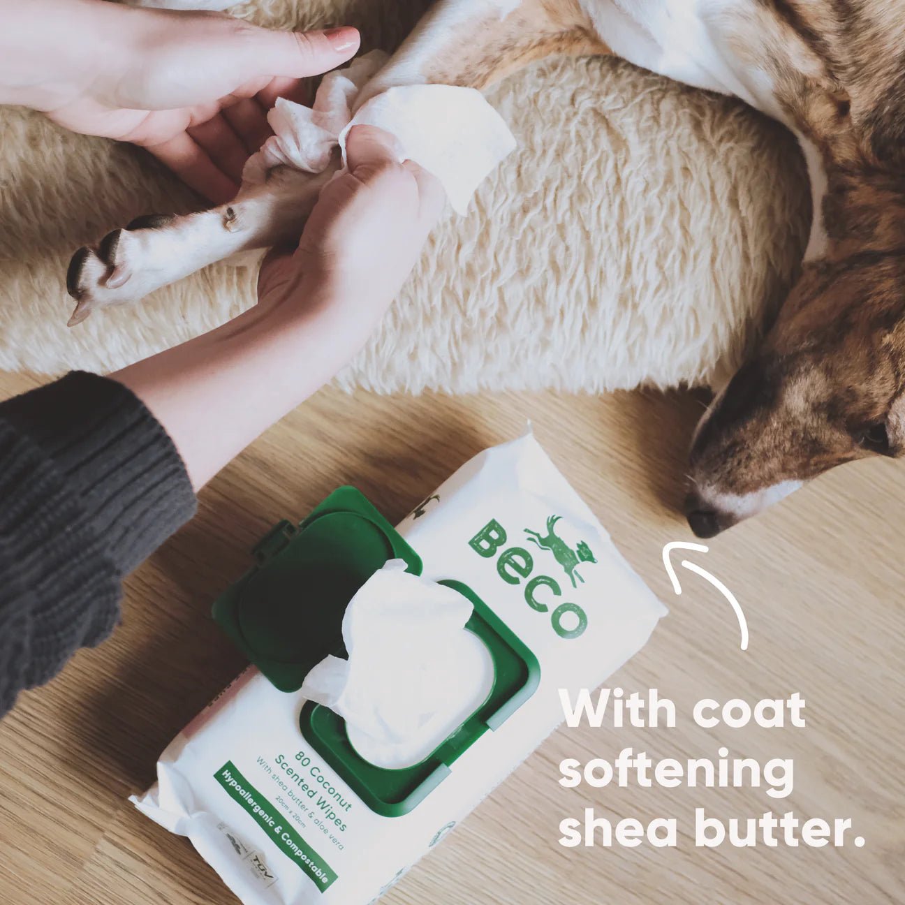 Bamboo Dog Wipes, Unscented - Woof Living