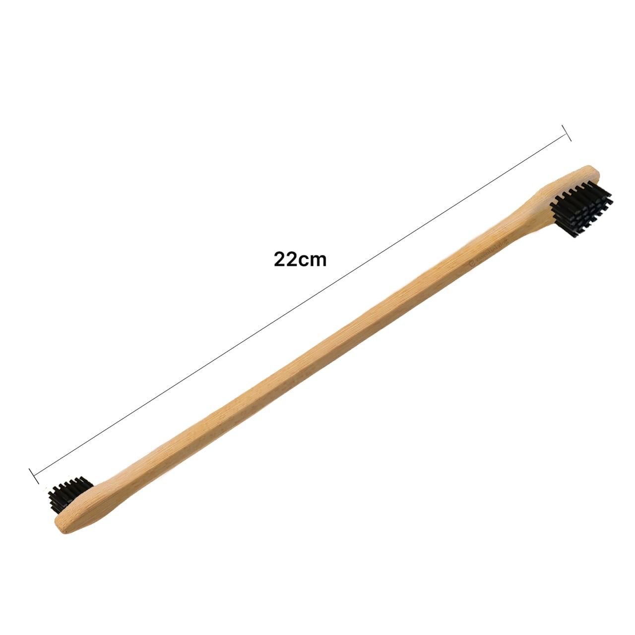 Double Sided Bamboo Dog Toothbrush - Woof Living