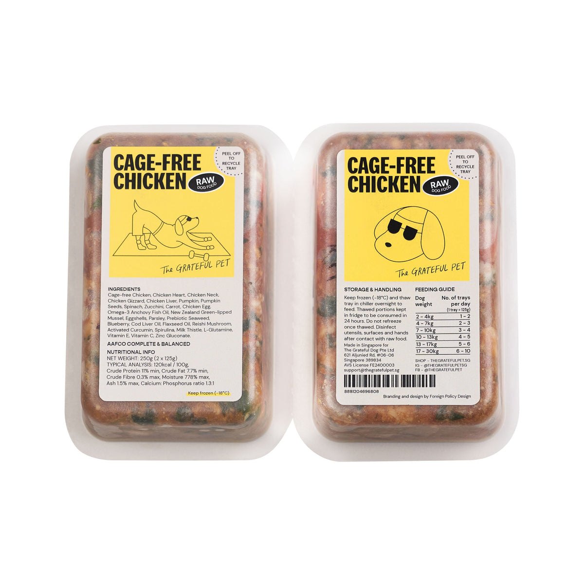 Raw Cage - free Chicken - Woof Living