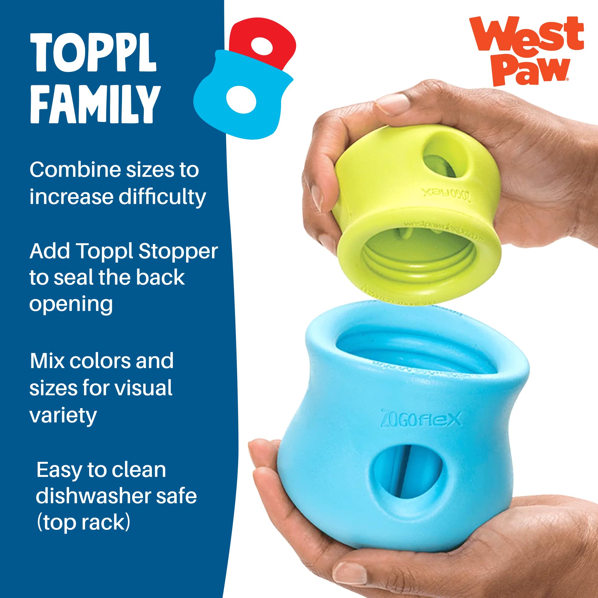 Zogoflex Toppl (Periwinkle) - Woof Living