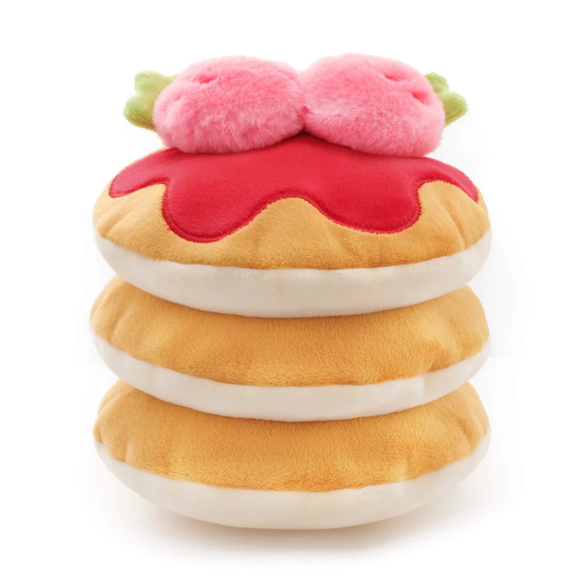 Strawberry Pancake Interactive Snuffle Dog Toy