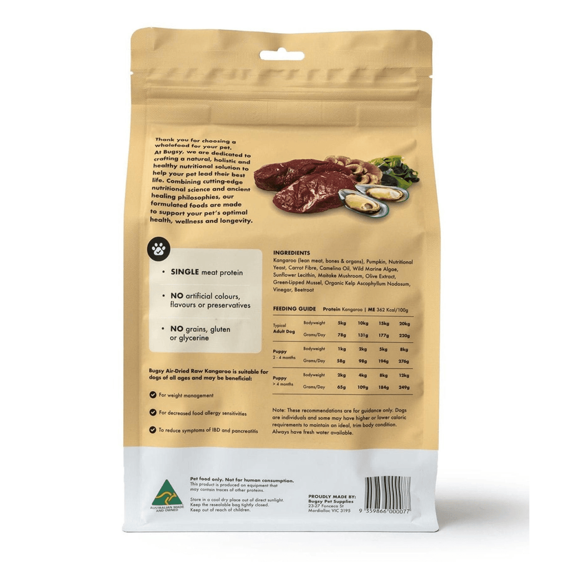 Air Dried Kangaroo - Woof Living