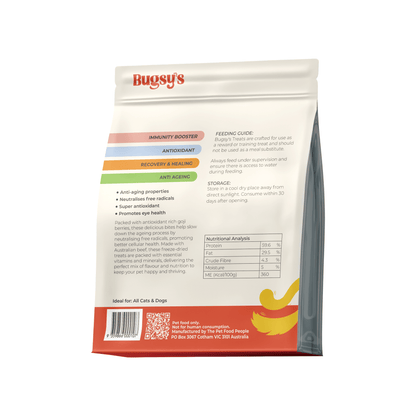 Beef &amp; Goji Berry | Anti Aging (Freeze Dried Treats) - Woof Living