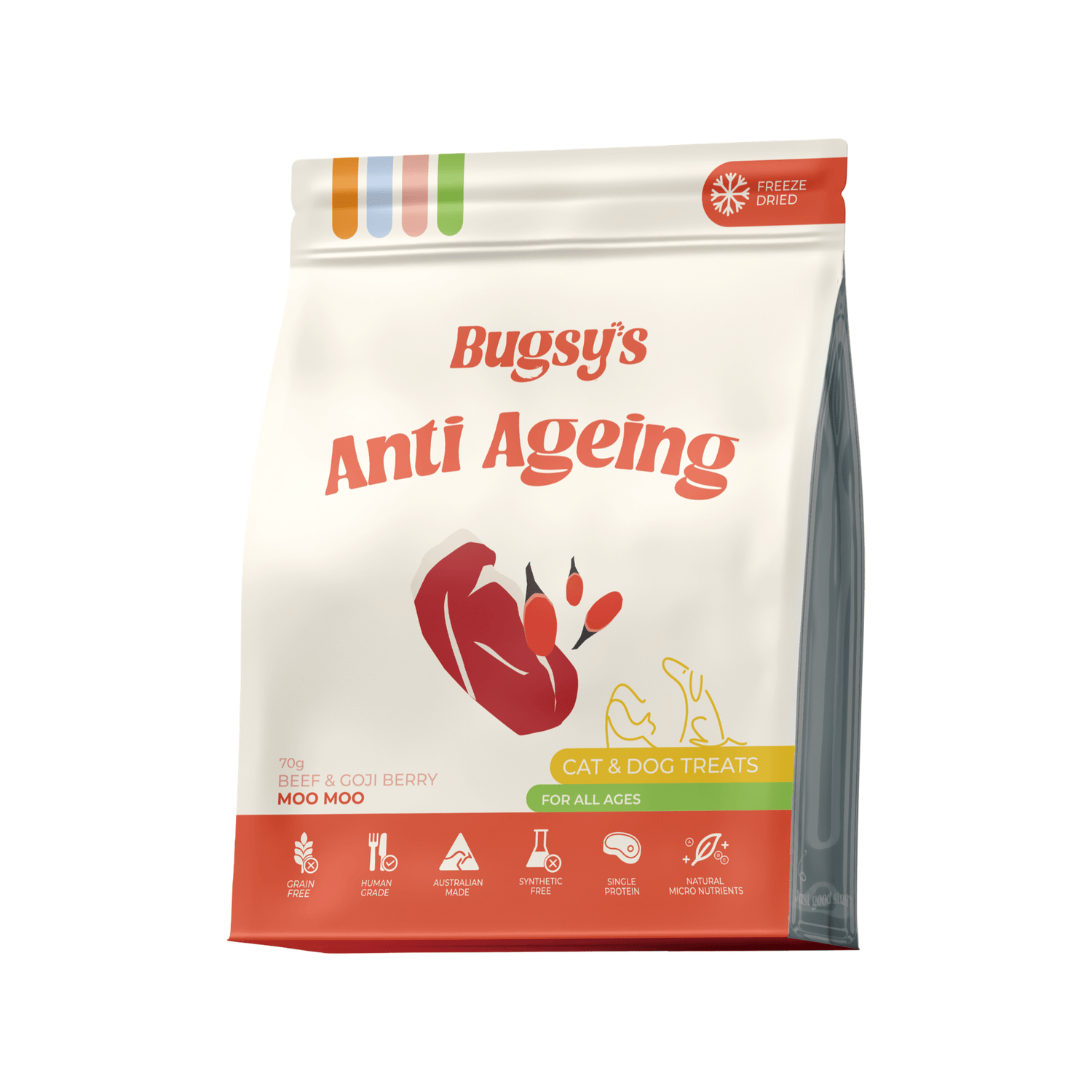 Beef &amp; Goji Berry | Anti Aging (Freeze Dried Treats) - Woof Living