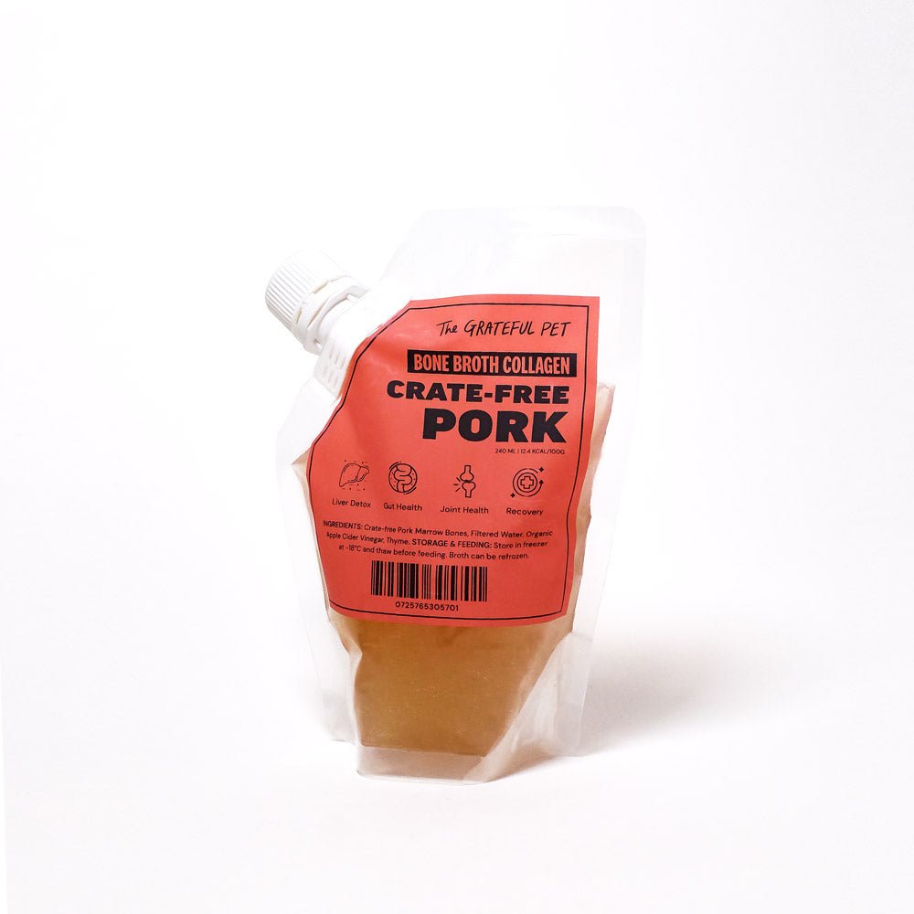 Crate - free Pork Bone Broth Collagen - Woof Living