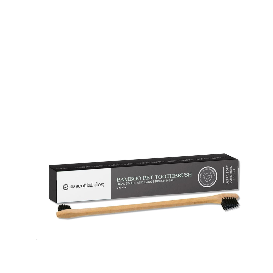 Double Sided Bamboo Dog Toothbrush - Woof Living