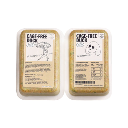Gently Cooked Cage - free Duck - Woof Living