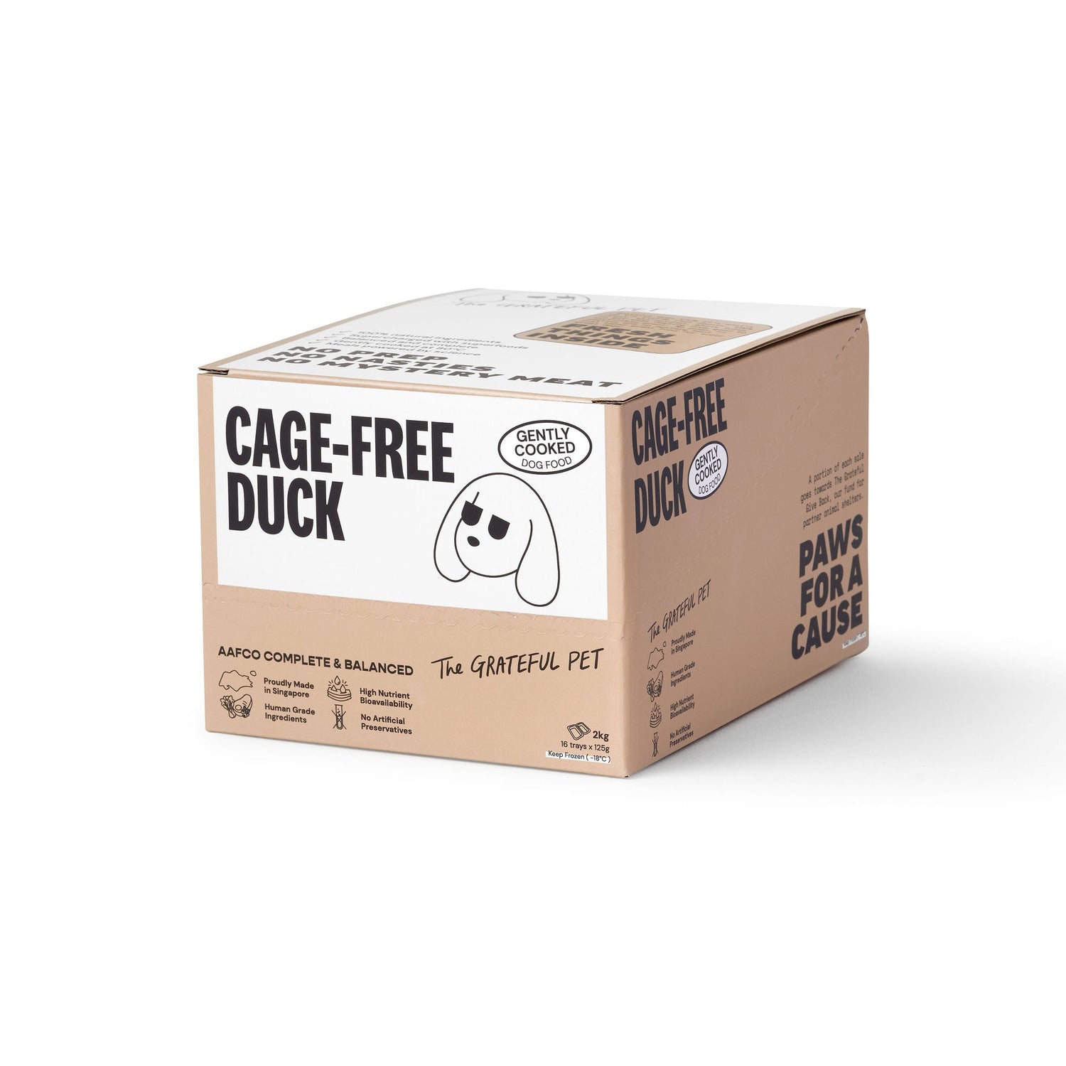 Gently Cooked Cage - free Duck - Woof Living
