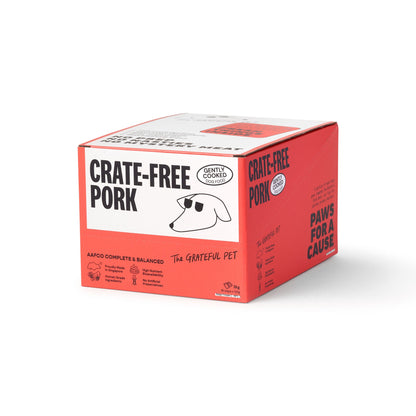 Gently Cooked Crate - free Pork - Woof Living