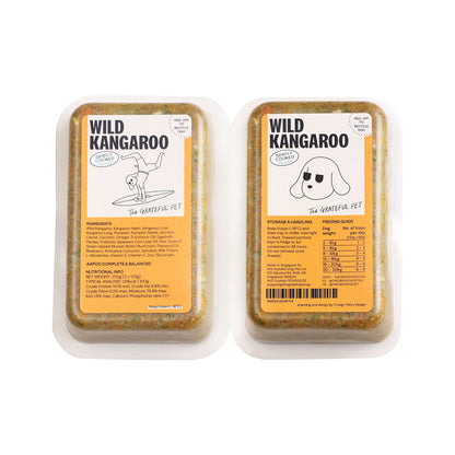 Gently Cooked Wild Kangaroo - Woof Living