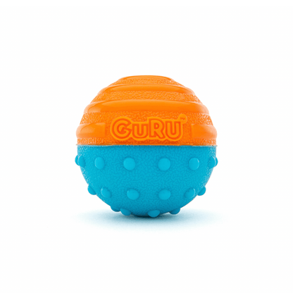 GURU Crunch &amp; Squeak Ball - Woof Living