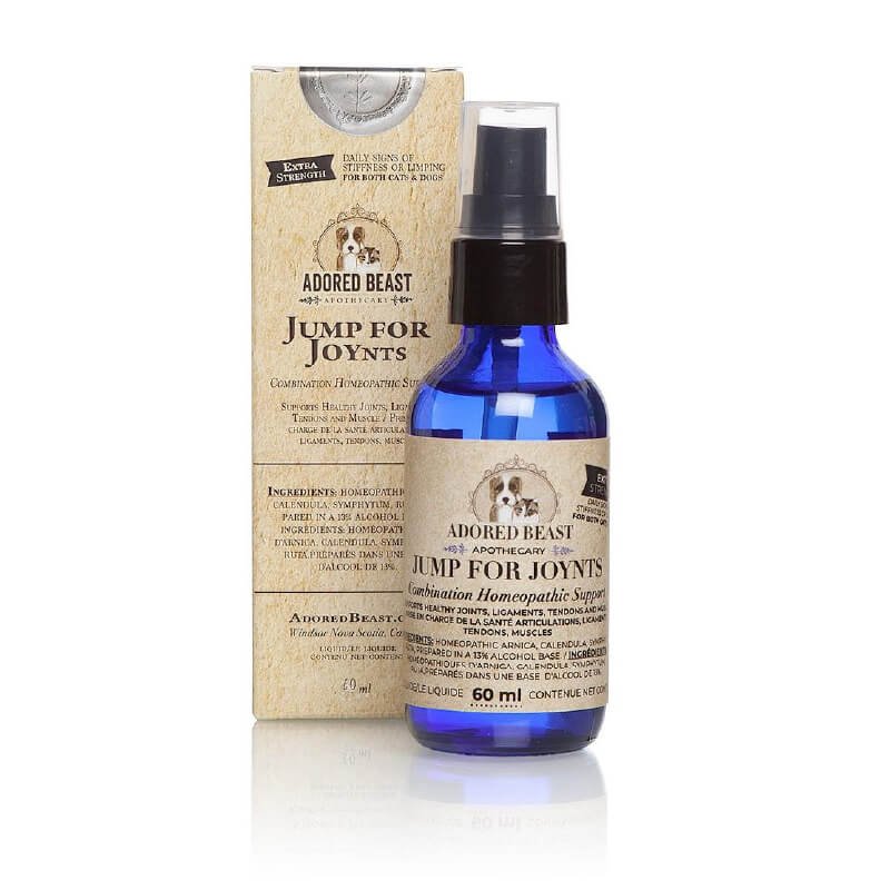 Adored Beast Jump for JOYnts Extra Strength – bottle and box joint support for dogs and cats