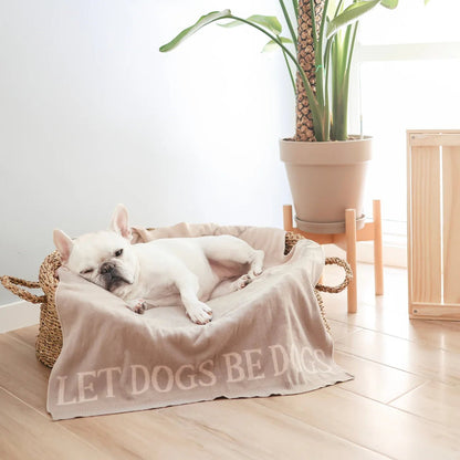 Let Dogs Be Dogs Blanket - Woof Living