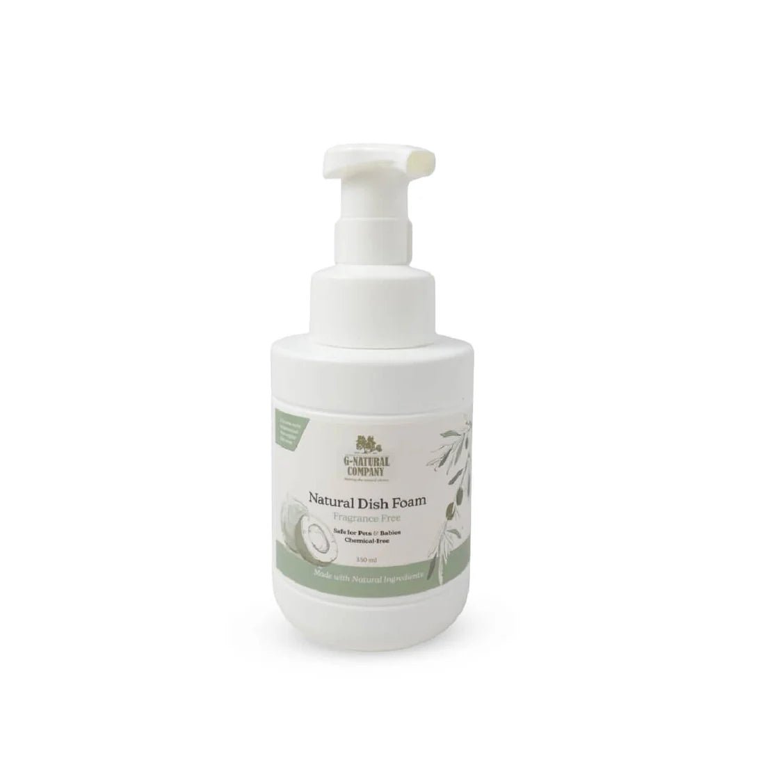 Natural Dish Foam (Fragrance Free) - Woof Living