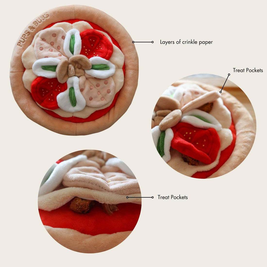 Pepperoni Pizza Snuffle Mat - Woof Living