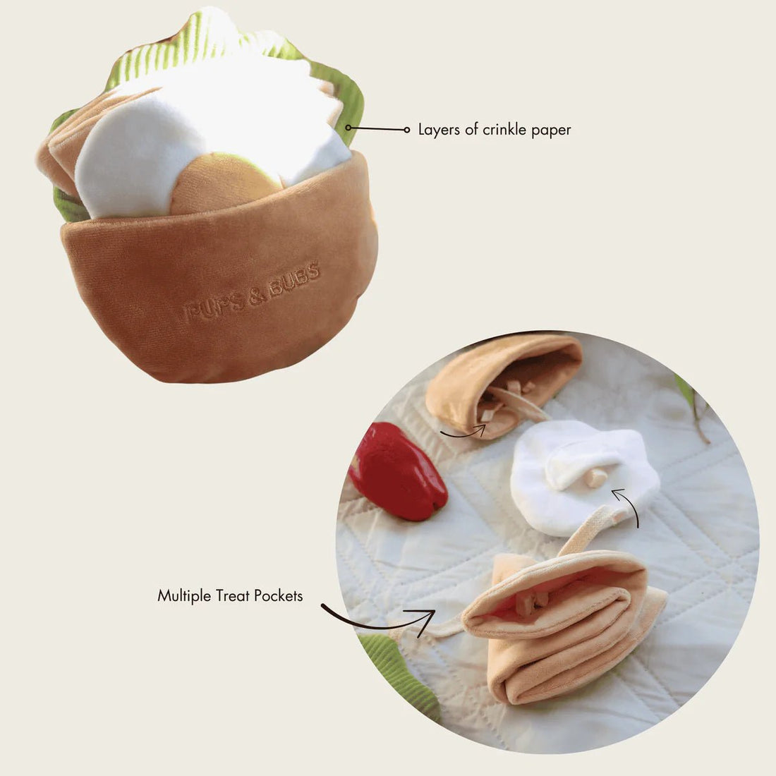 Pita Pocket Nosework Toy - Woof Living