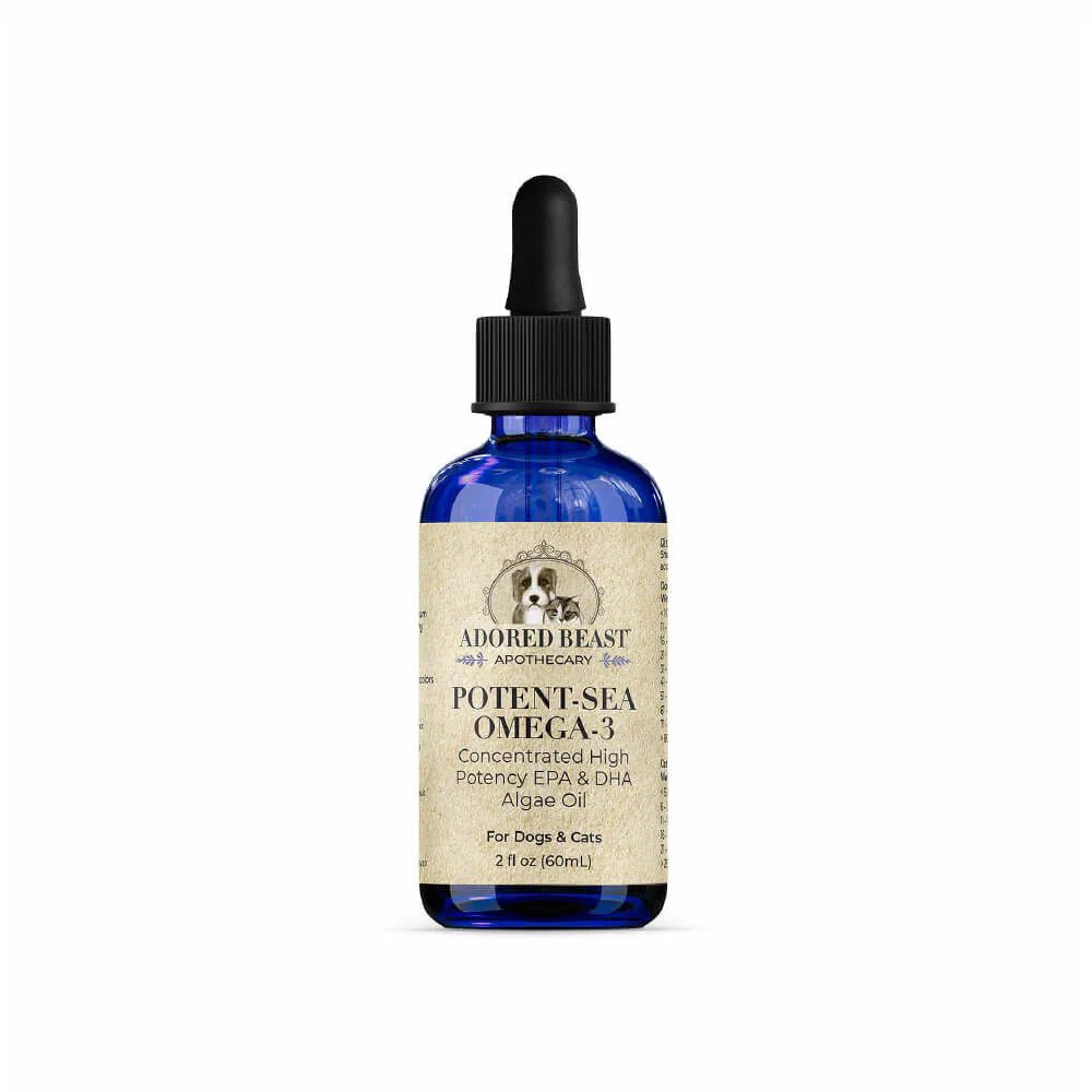 Adored Beast Potent-Sea Omega-3 – 60ml algae oil bottle front view