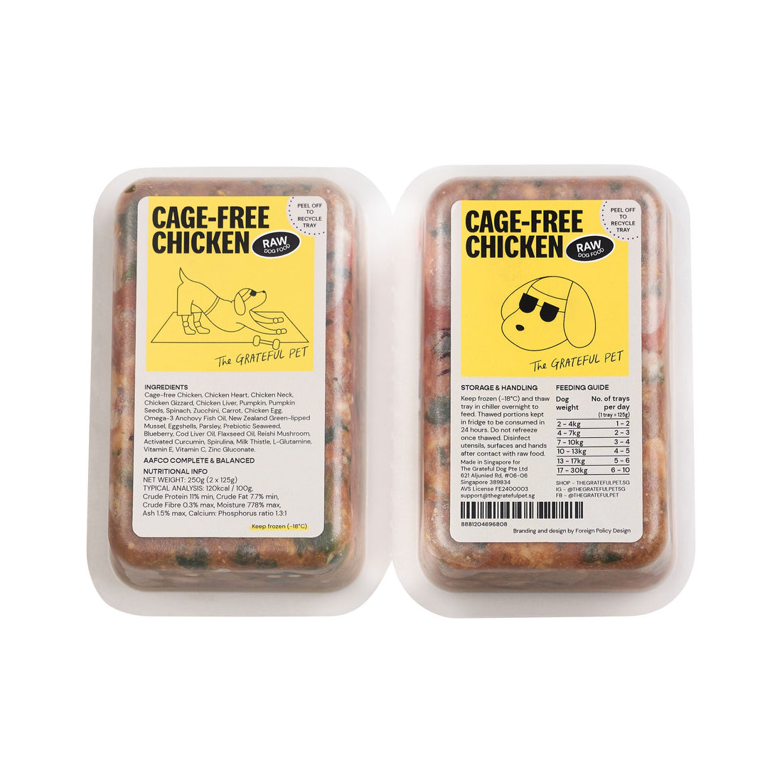 Raw Cage - free Chicken - Woof Living