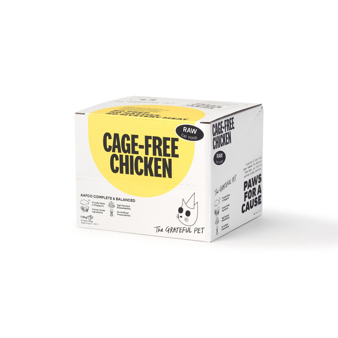 Raw Cage - free Chicken (Cat Food) - Woof Living