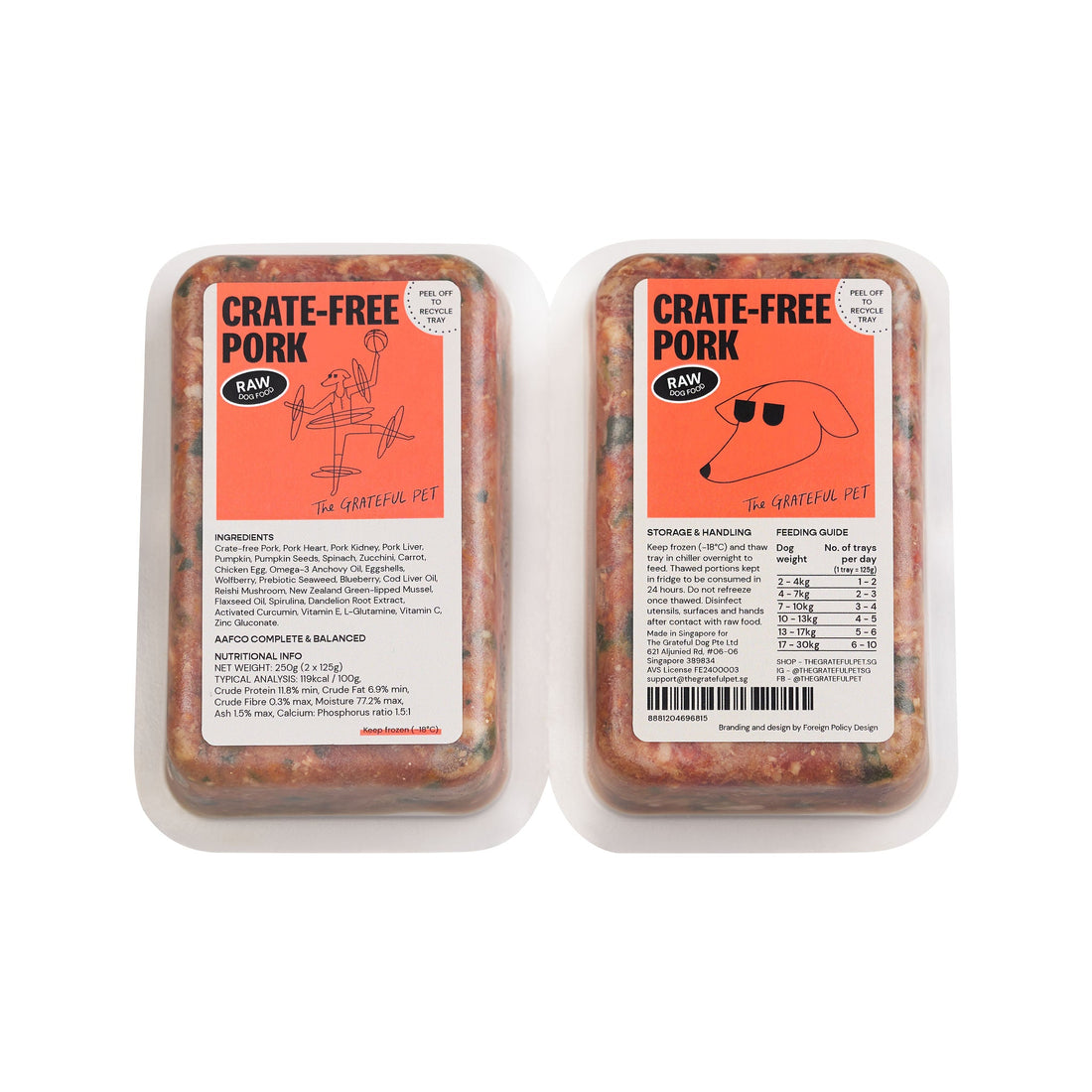 Raw Crate - free Pork - Woof Living
