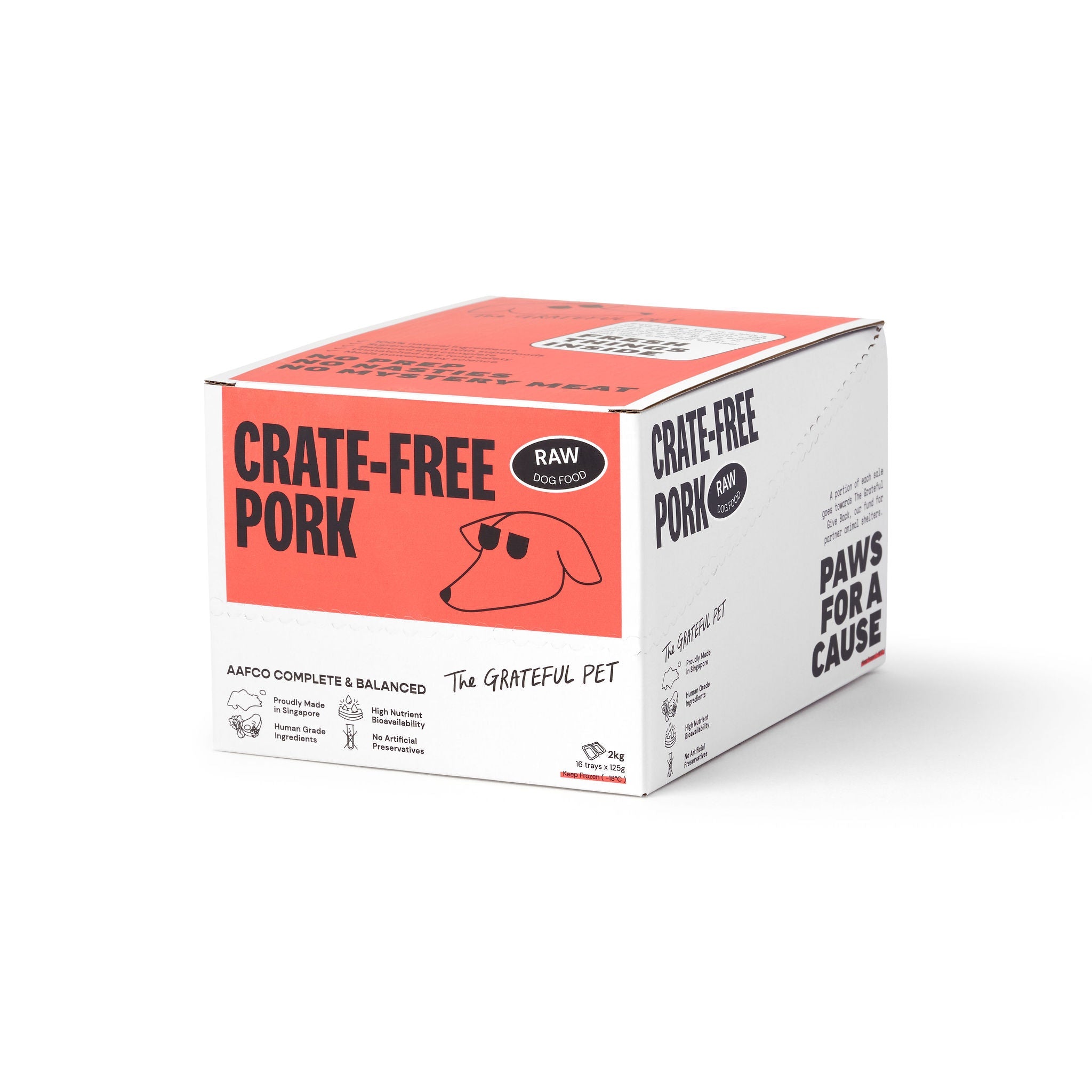 Raw Crate - free Pork - Woof Living