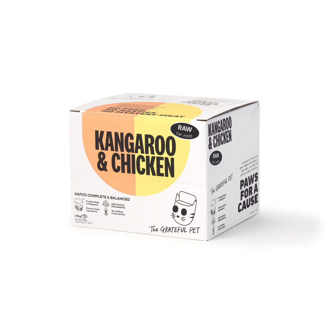 Raw Kangaroo &amp; Chicken (Cat Food) - Woof Living