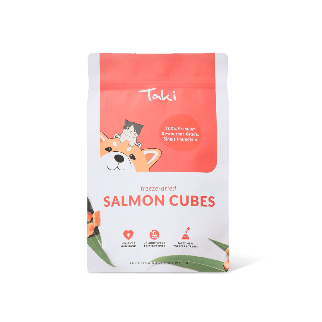Salmon Cubes (50g) - Woof Living