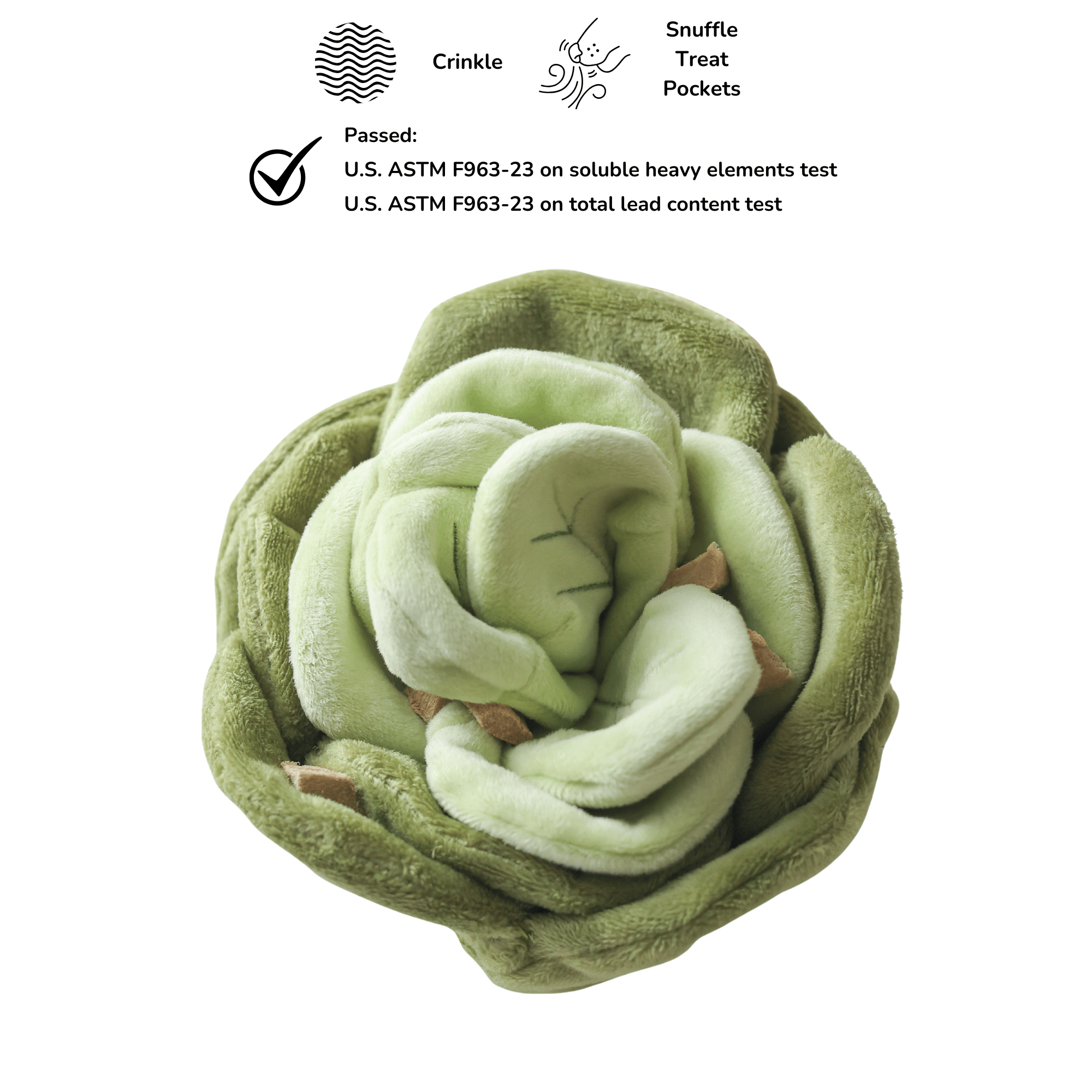 Snuffle Cabbage Nosework Toy - Woof Living