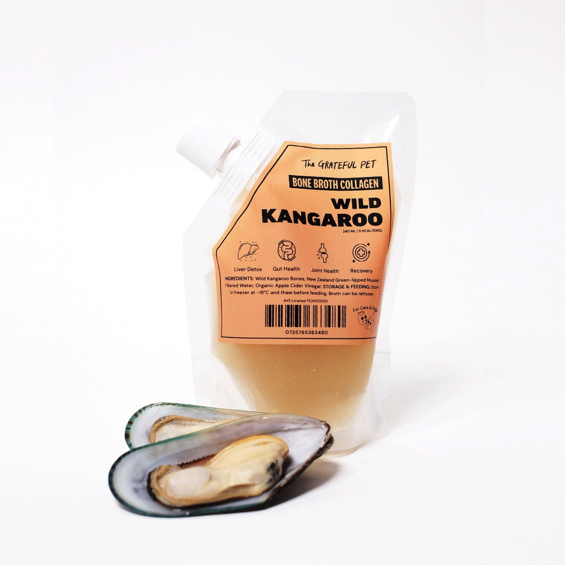 Wild Kangaroo Bone Broth Collagen - Woof Living