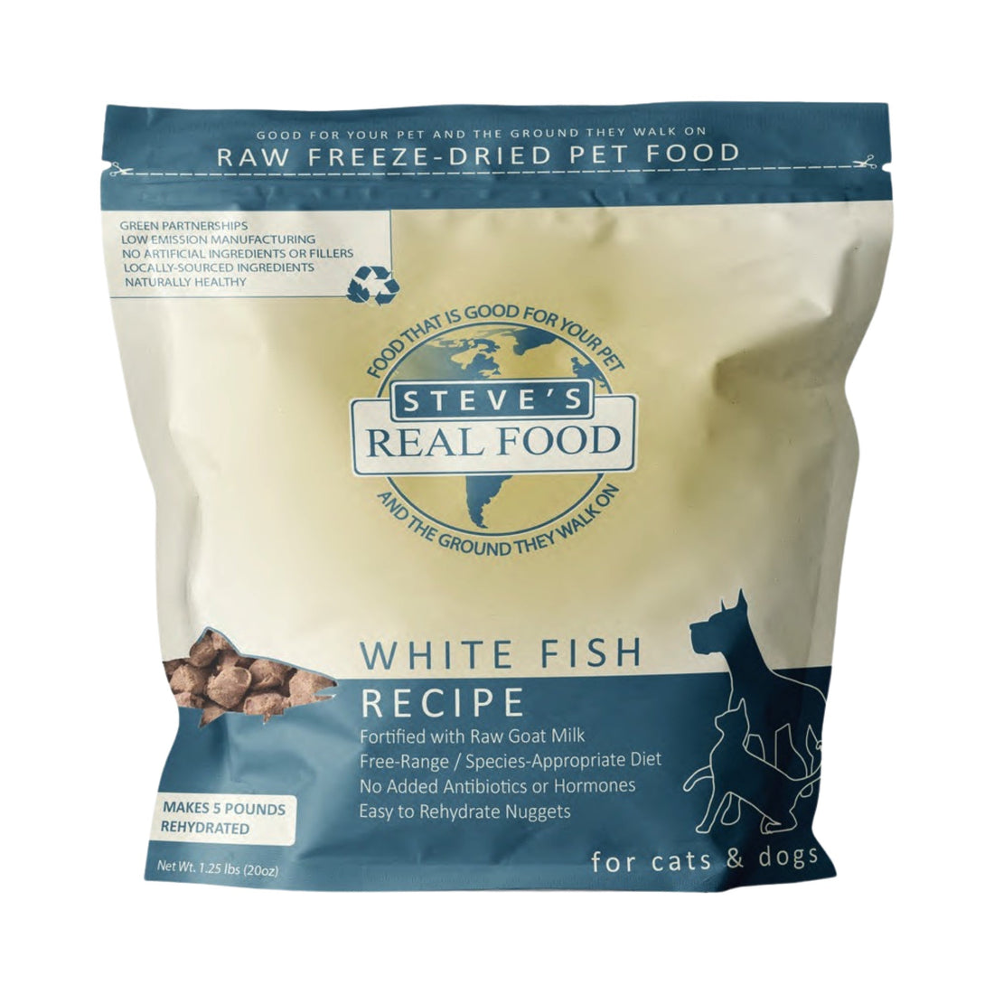 Freeze-Dried Raw White Fish - Woof Living