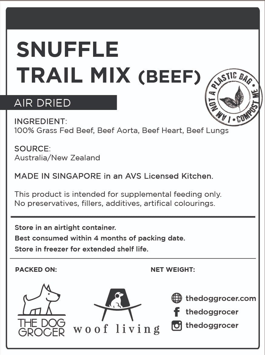 Snuffle Beef Trail Mix - Woof Living